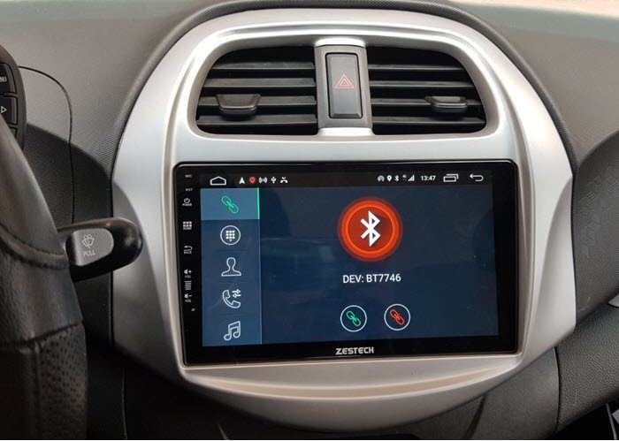 kết nối bluetooth với màn hình adroid ô tô